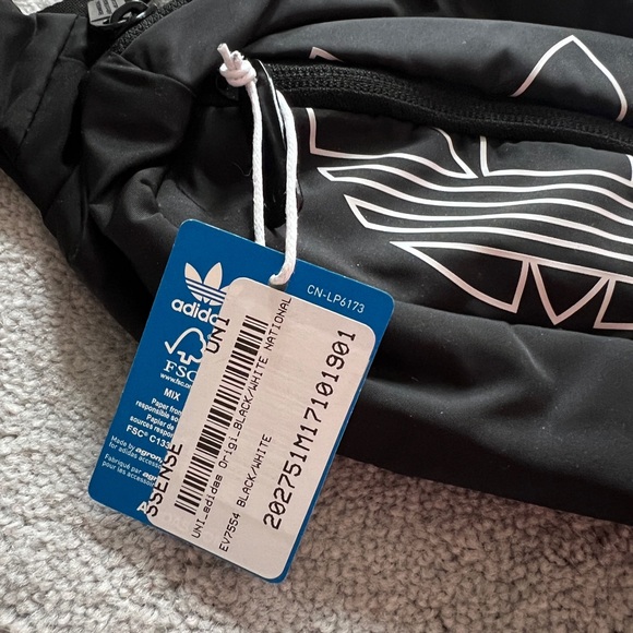 Adidas Originals National Black Waist Bag - Picture 2 of 4